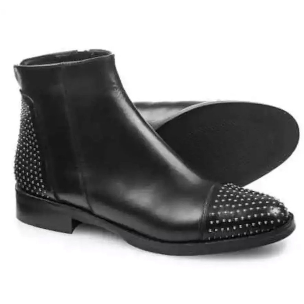 Stelle monelle studded leather boots